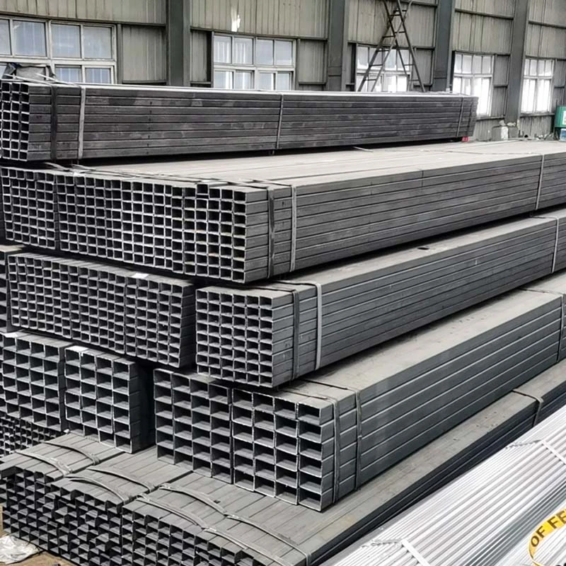 Factory Price Iron Pipe Hot DIP Galvanized Round and Square Carbon Pipe Gi Black Steel Pipe and Tube