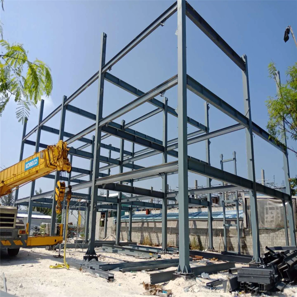 Prefabricated Multi Floor Steel Structure Frame Building for Warehouse Hotel Office Apartment