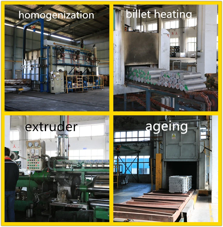 6000 Series of Industrial Extrusion Aluminum Extrusion Aluminum Radiator Extruded Aluminum Oval Square Rectangular Round Telescope Tube Shape