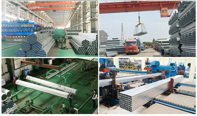 Hot DIP Galvanized Square Steel Pipe / Gi Steel Tube