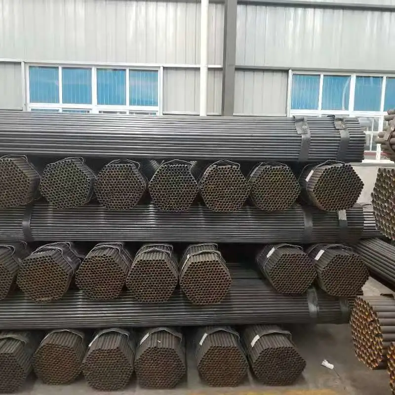 Black Iron Square Pipe Building Material Hollow Tube