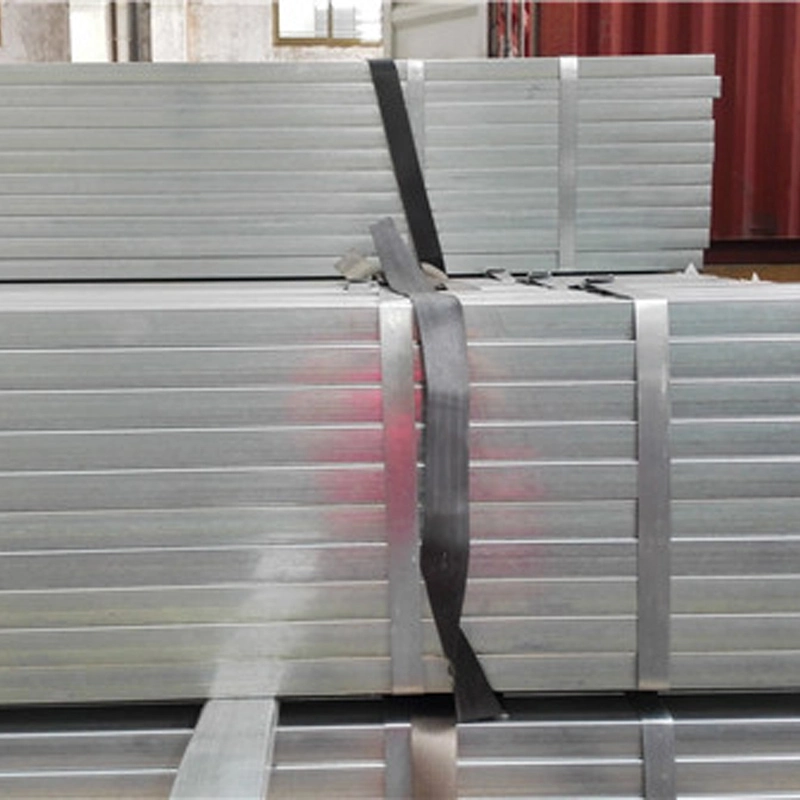 Galvanized Steel 50X50 Steel Rectangular Tube Weighweightt Square Pipe 40X80 Rectangular Square Hollow Section