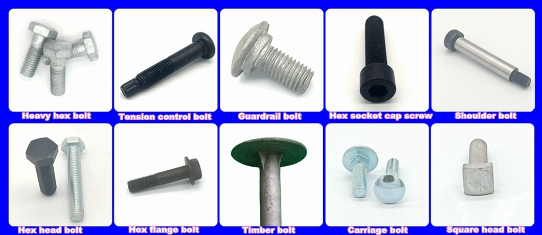 A490 Grade 10.9 Carbon Steel Structural Connection Tension Control Tc Bolt