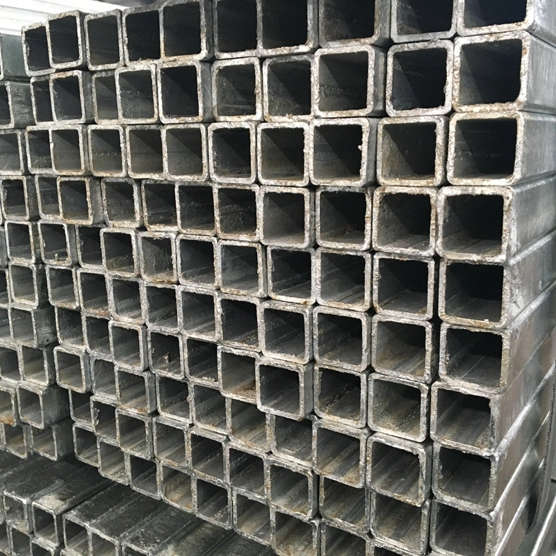 Mild Steel Ms Hollow Section Steel Tube ERW Galvanized Square Tube