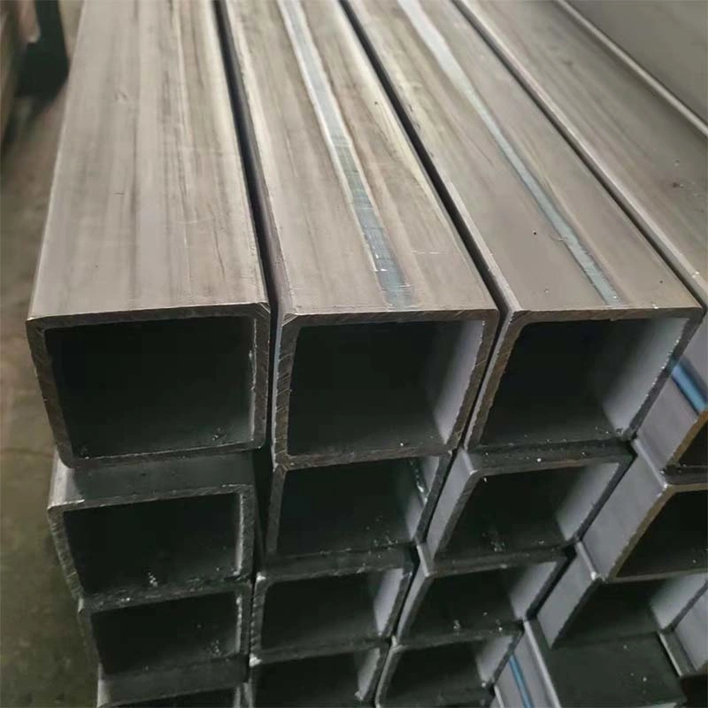 Solid and Reliable Black Hollow Section 40X40mm 6m Length Square and Rectangular Tube Steel Pipe