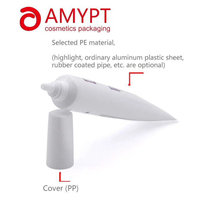 Empty PE Sample Tube with Small Capability Square Long Nozzle Cap