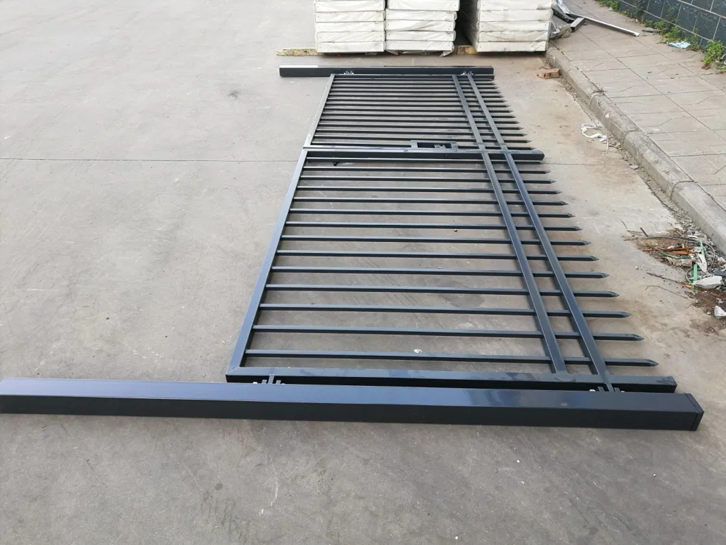 Square Tube Power Coated Galvanized Steel Iron Fence