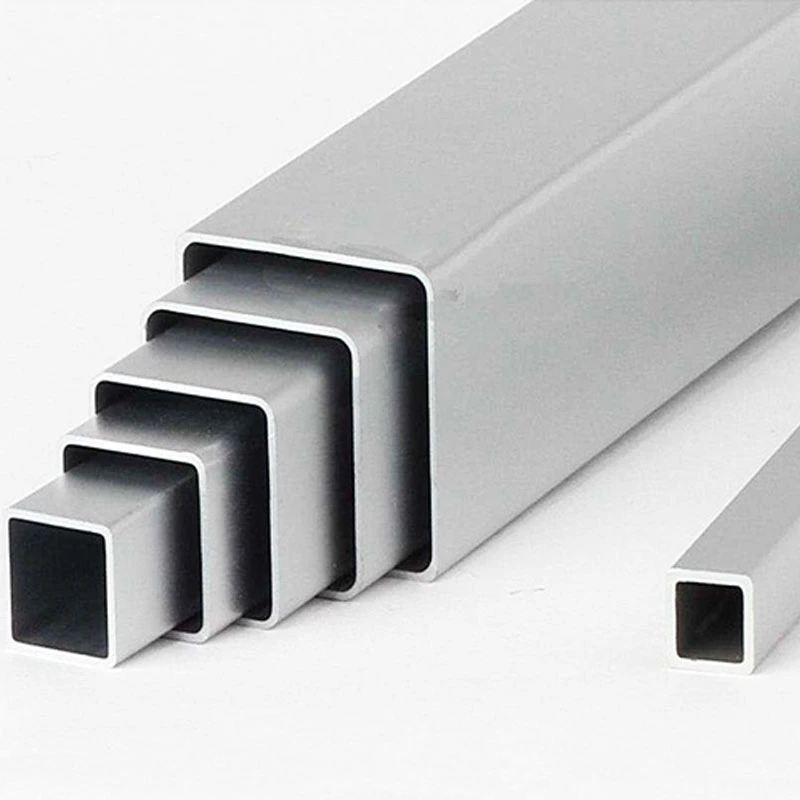 Different Size Aluminum Tubing 6063 T5 Hollow Rectangular Aluminium Square Tube