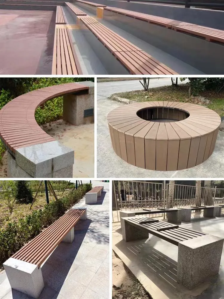 Outdoor Decoration WPC Square Tube Hollow for Pergola Fence Rail Wood Plastic Composite WPC