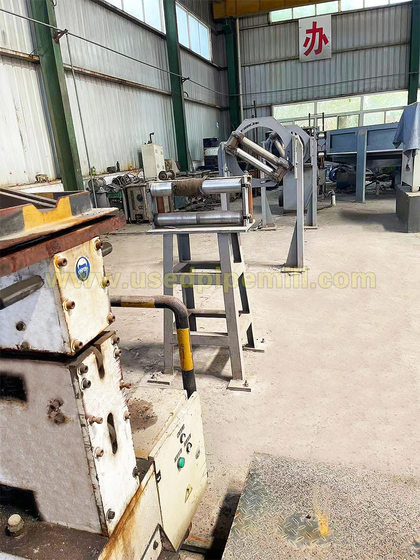 Used Straight Seam Welded Tube Mill 150*150 with Direct Forms to Square Technology ERW