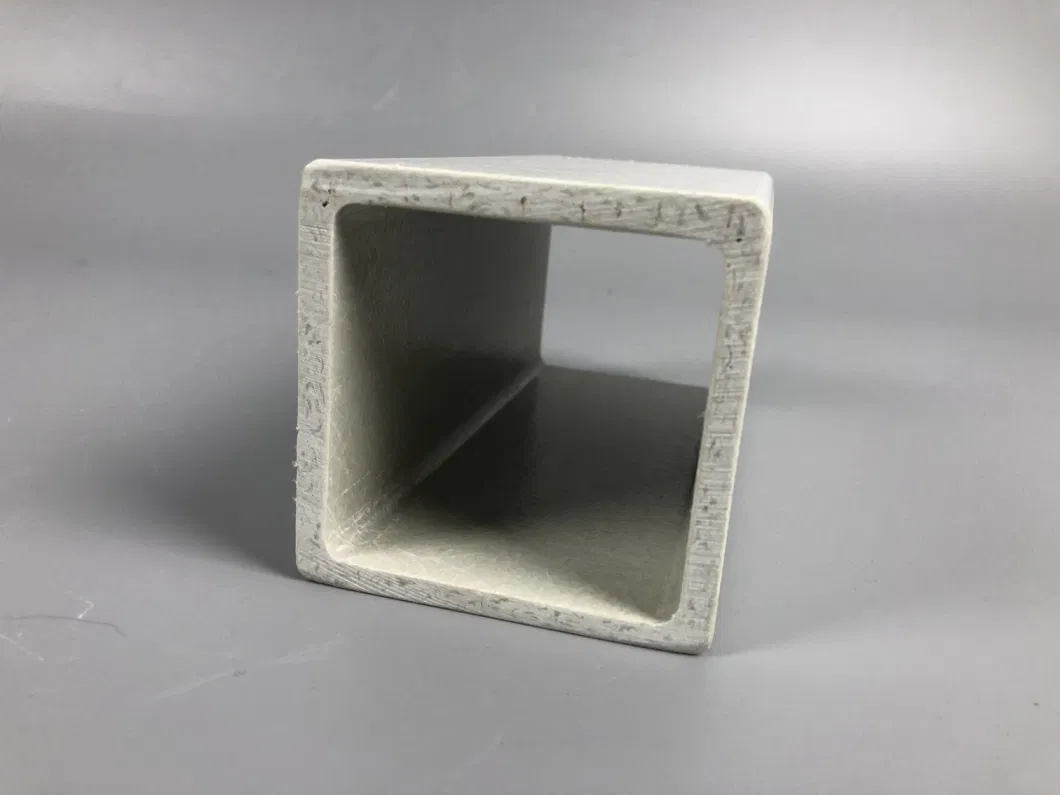 Fiberglass Square Tubes FRP Square Tube Composite Plastic Square Pipe Tube GRP Pultrusion Square Tube