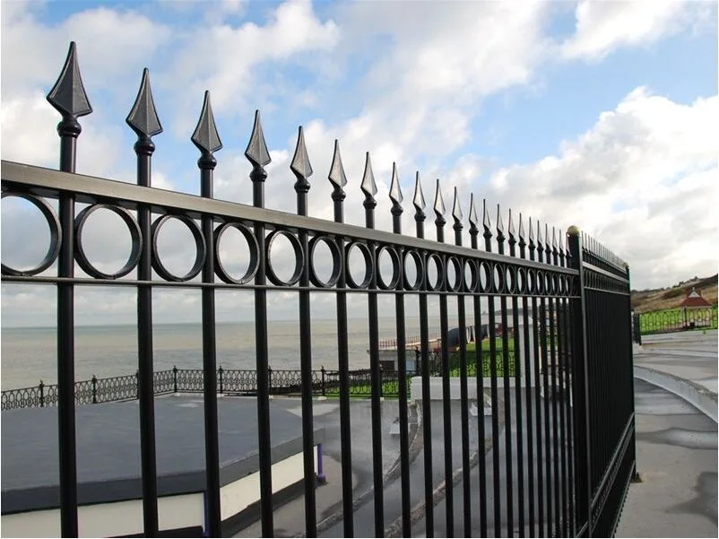 Steel Square Tube Design Galvanized Zinc Garrison Metal Fencing