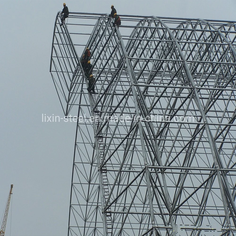 Prefabricated Steel Structure Roof Round Tube Truss School Building