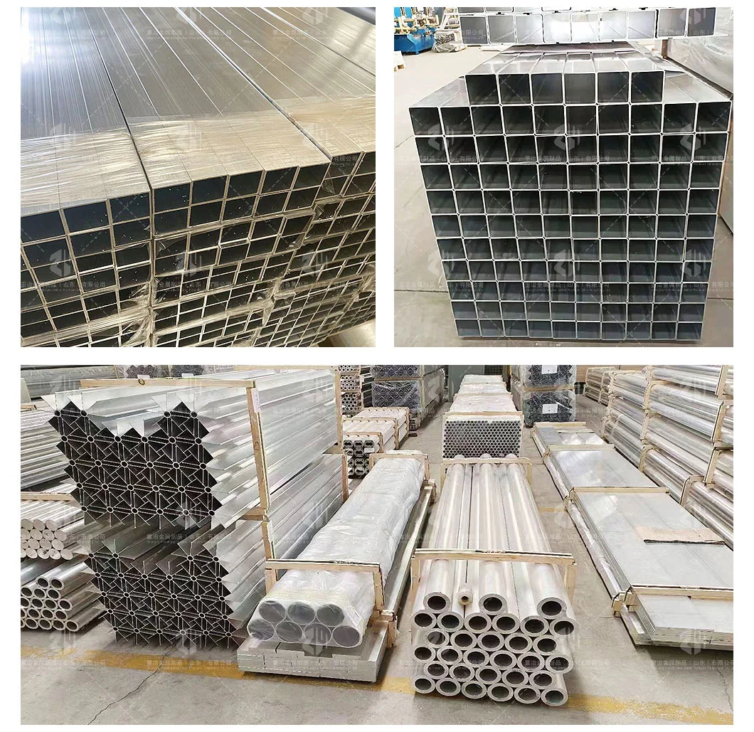 High Quality Copper Plate/Stainless Steel Coil/Galvanized Color Map/Carbon /Aluminium Strip ASTM GB JIS En ISO 6060 1070 1100 2A12 7075 Aluminum Square Tube