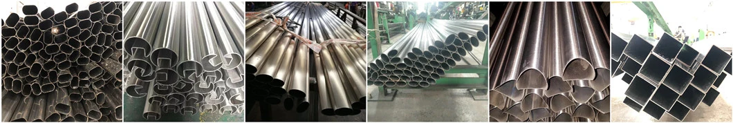 201 304 316 Stainless Steel Slotted Pipe/Groove Tube Square Round Tube for Handrail