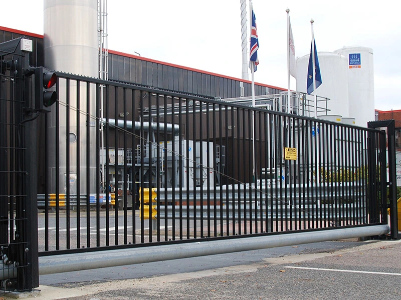 Square Tube Power Coated Galvanized Steel Iron Fence