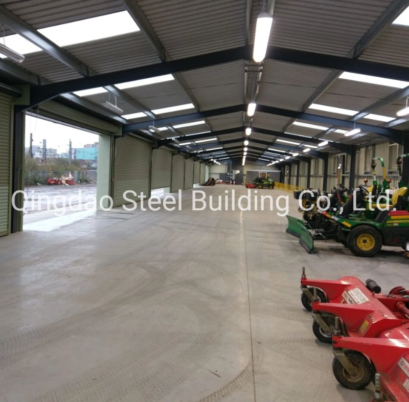 Prefabricated Steel Structure Portal Frame Warehouse Building Steel Shop Building