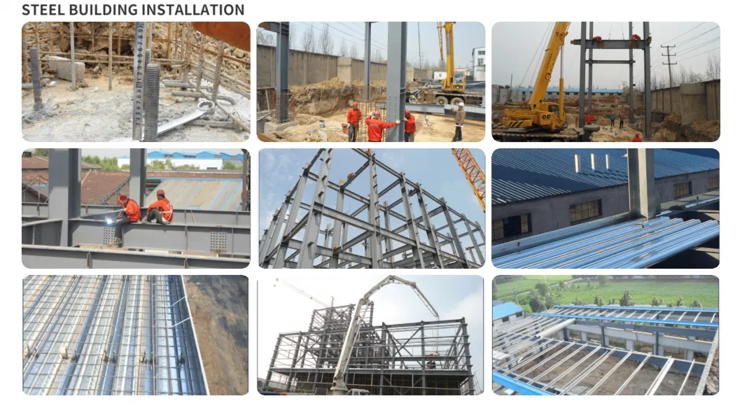 Light Prefabricated Steel Structure Office House Warehouse Workshop Building