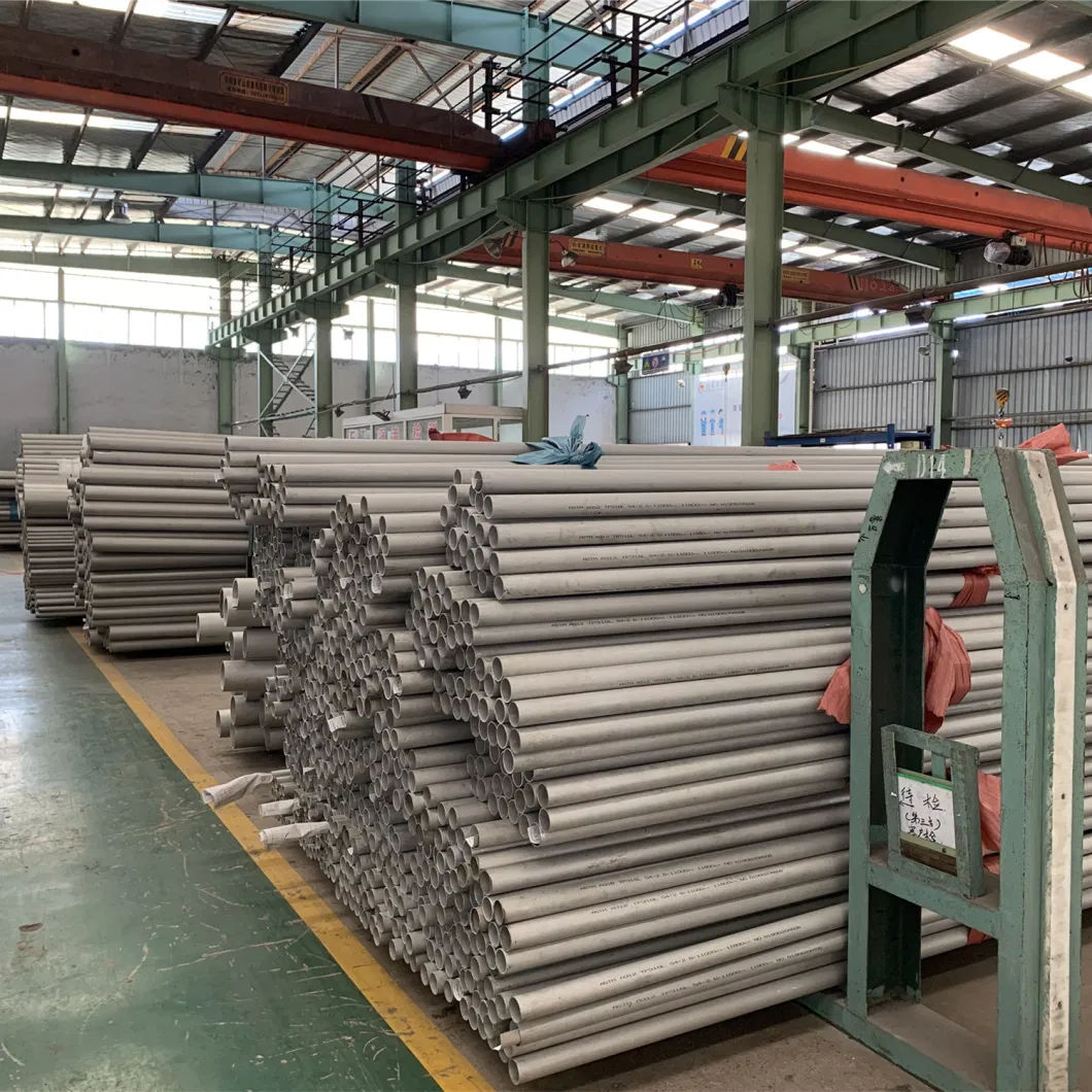 Round Stainless Steel Pipe ASTM A270 A554 SS304 316L 316 310S 440 1.4301 321 904L 201 Square Pipe Inox Ss Seamless Tube