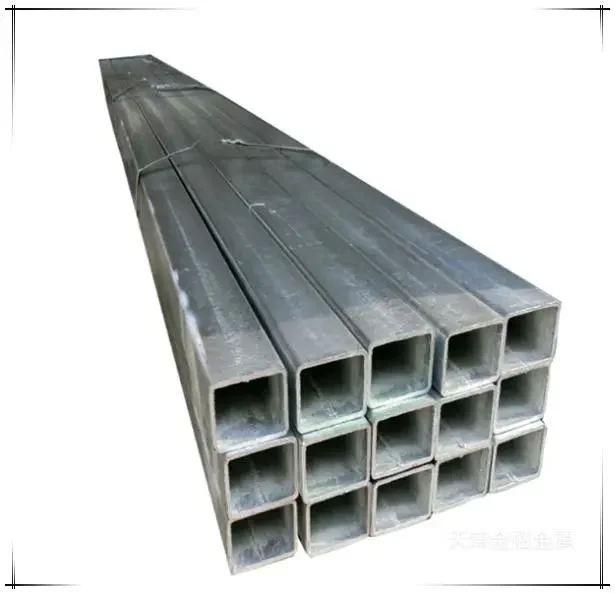 ASTM Hot DIP Pre Galvanized Square Tube Galvanized Steel Metal Pipes Round Tube