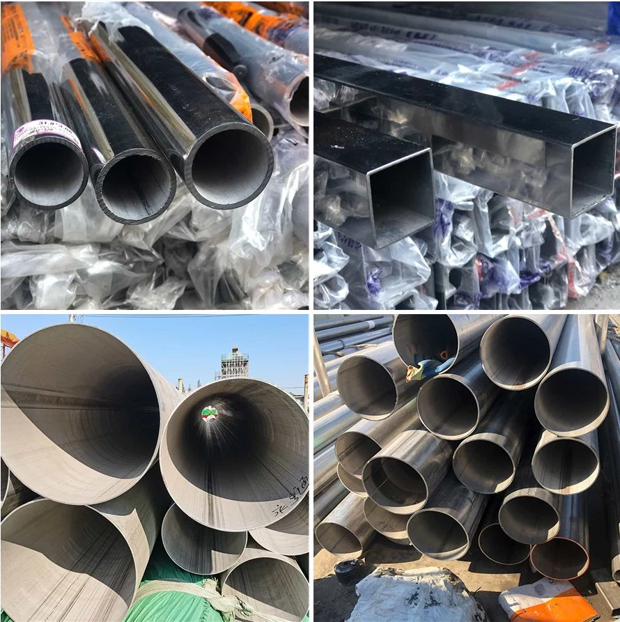 ASTM A312 A204 304 316L Round Square Rectangular Pipe Oval Duplex 309S 310S 2205 Seamless 410 420 430 Welded Hollow Bar Hot/Cold Rolled 321 Stainless Tube