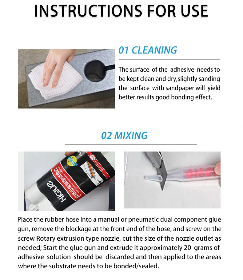 Two Component Polyurethane Structural Adhesive for Window &amp; Door Corner Connection