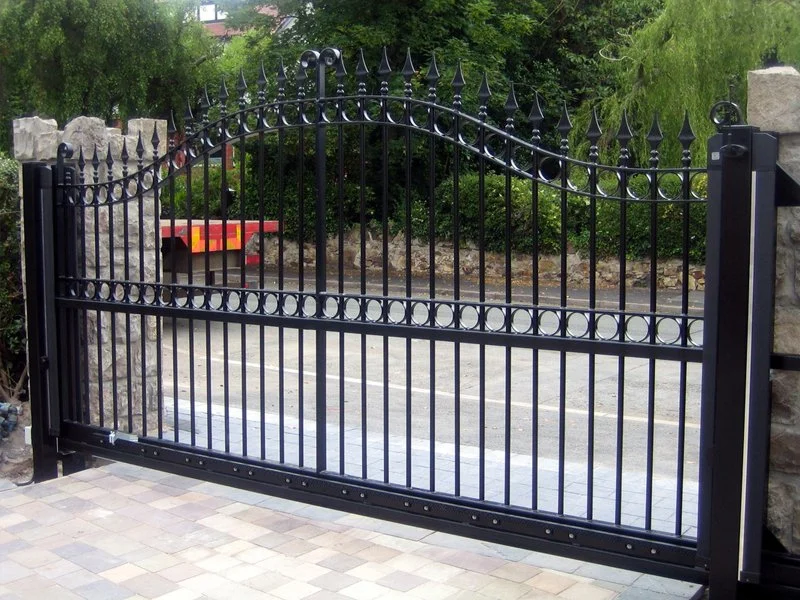 Square Tube Power Coated Galvanized Steel Iron Fence