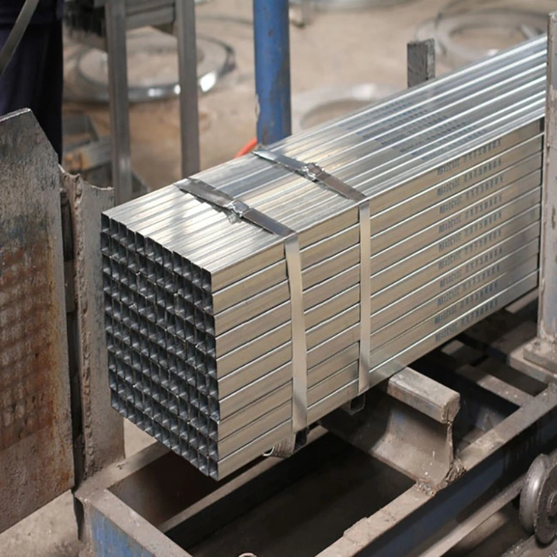 Galvanized Square Metric Steel Tubing