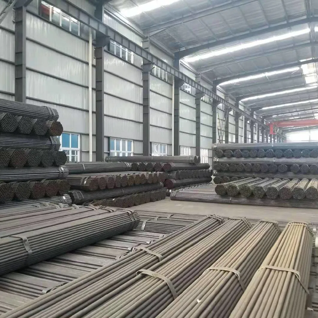 Black Iron Square Pipe Building Material Hollow Tube