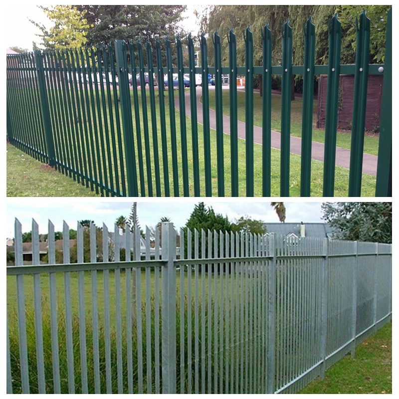 Square Tube Steel Picket Fence Wrought Iron Fence Panels Galvanized Picket Wrought Iron Panels Steel Fence