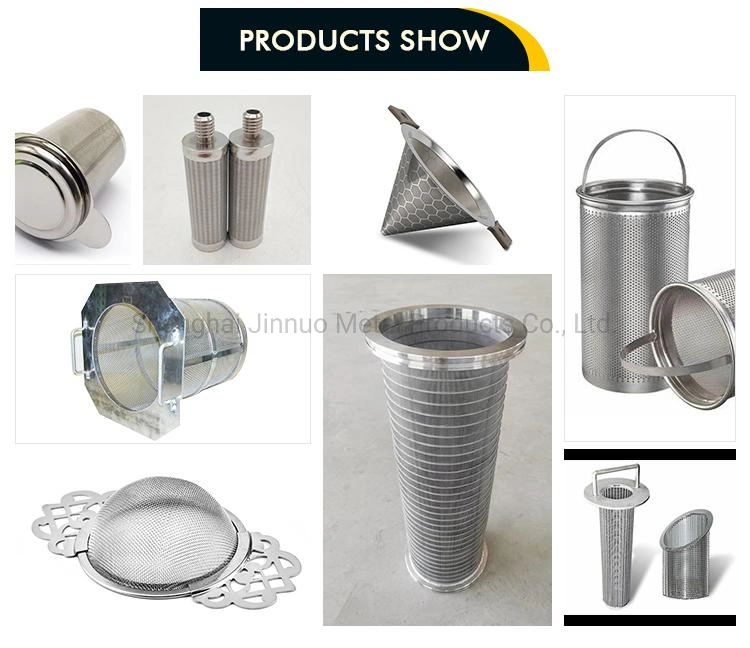 Stainless Steel Mesh Screen Filter Perforated Pipe/Tube for Automotive Exhaust System