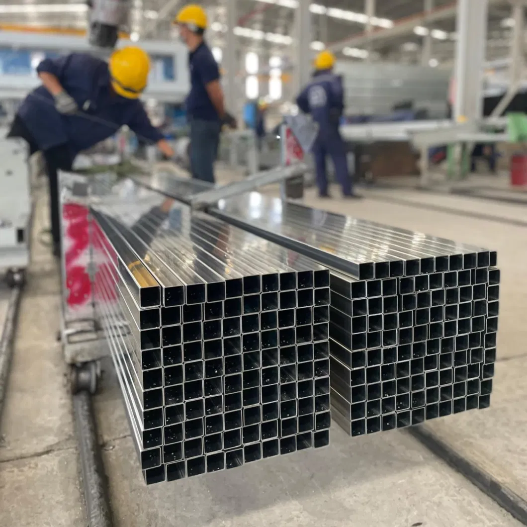 High Grade Ms Rectangular Hollow Gi Pipe Galvanized Steel Tube Gi Square Tubing BS 60 Galvanized Square Steel Pipe Tube