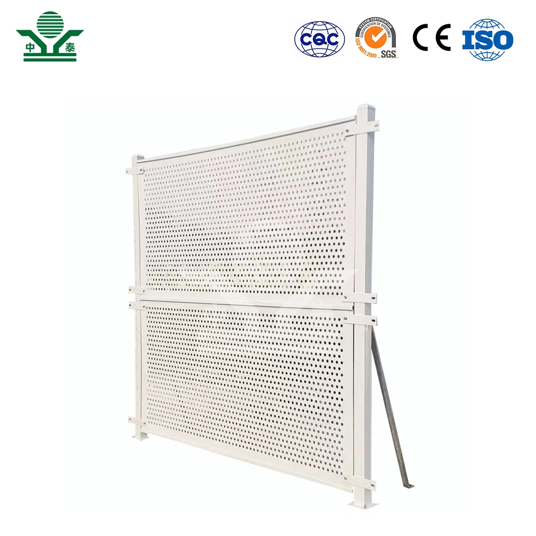 Zhongtai Mild Steel Perforated Sheet China Wholesalers Square Hole Perforated Metal Sheet Copper Plate Material Construction Barricade