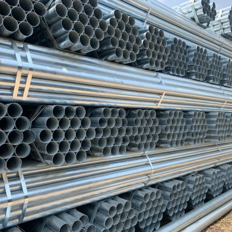 Galvanized Iron Gi Pipe Pipe Zinc Hot Dipped Galvanized Carport Round Steel Pipe 16 Inch 15 Inch