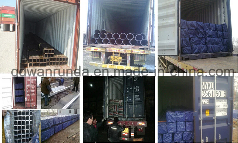 80X80mm Galvanized Steel Tube Use for Steel Structure