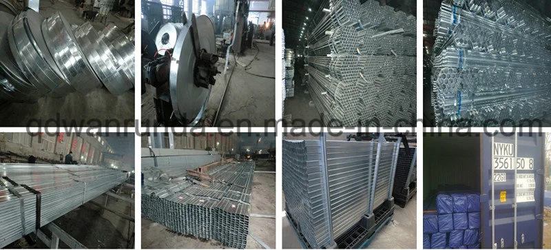 80X80mm Galvanized Steel Tube Use for Steel Structure