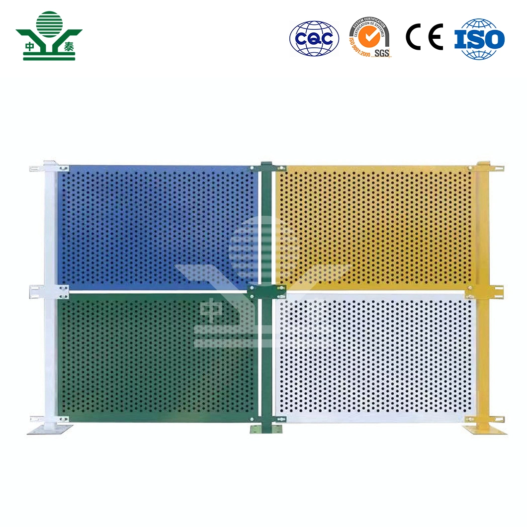 Zhongtai Mild Steel Perforated Sheet China Wholesalers Square Hole Perforated Metal Sheet Copper Plate Material Construction Barricade