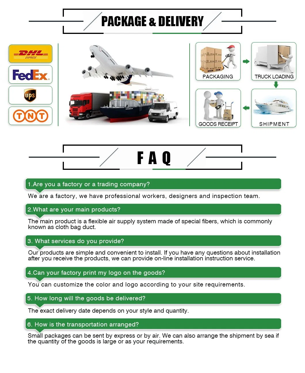 Multi-Purpose ISO Standard Efficient Fire Prevention HVAC Engineering Air Duct