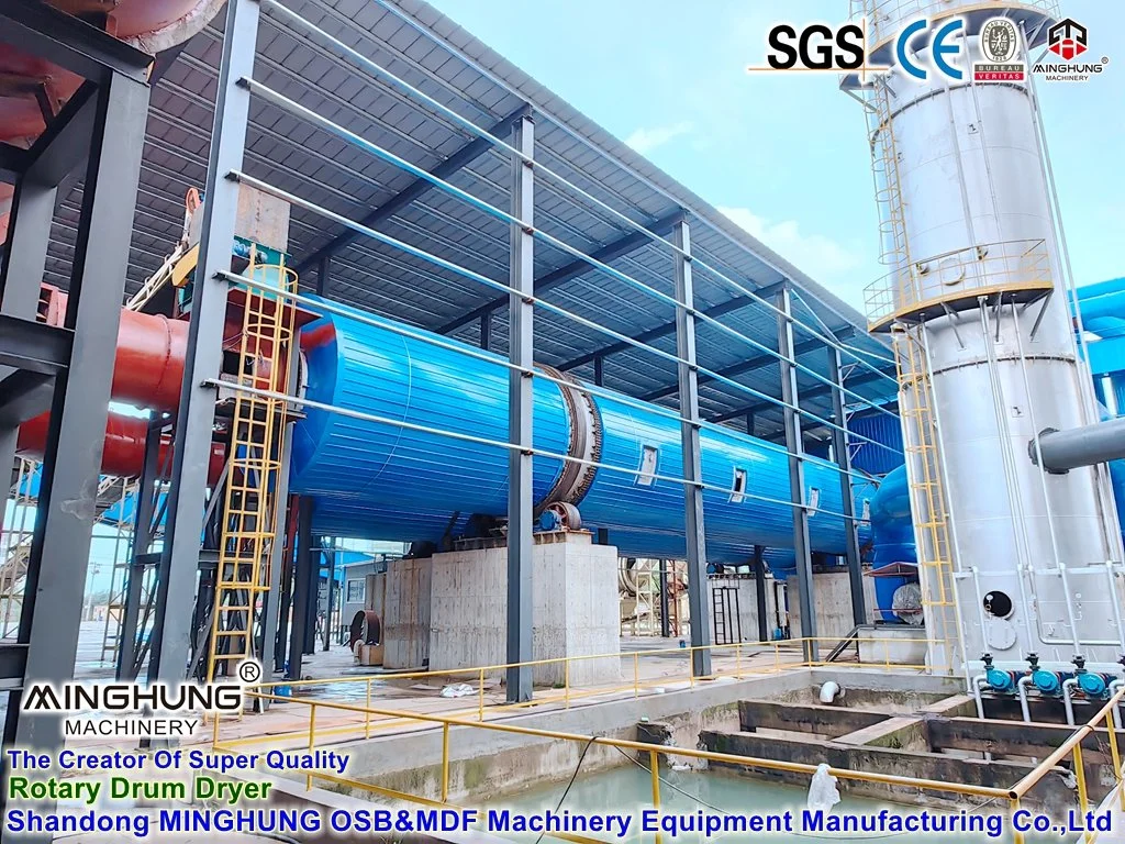 Automatic Pb Particle Board Production Line with Rotary Drum Dryer