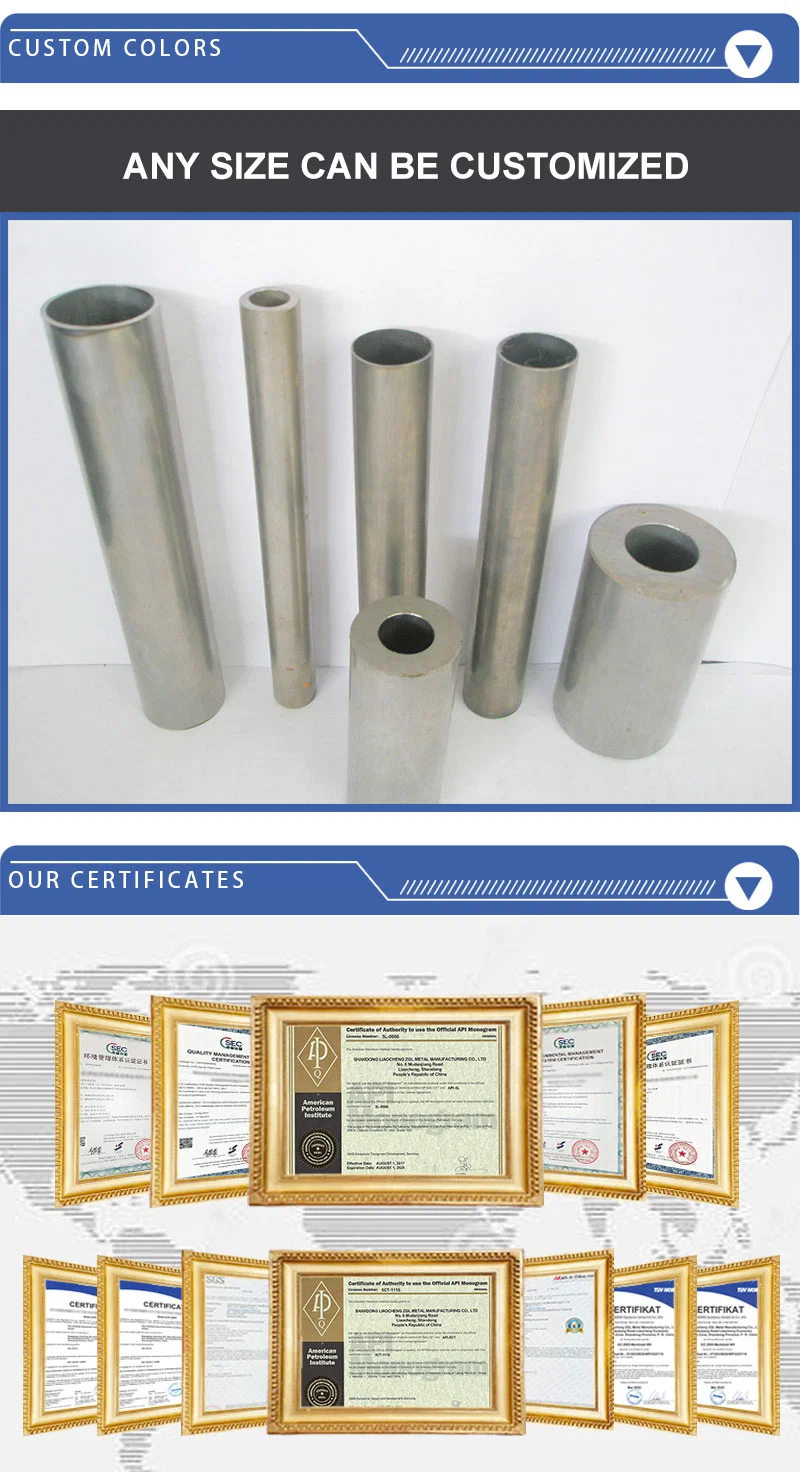 Oil and Gas Transport Steel Tube API 5L Grade B Seamless Pipes