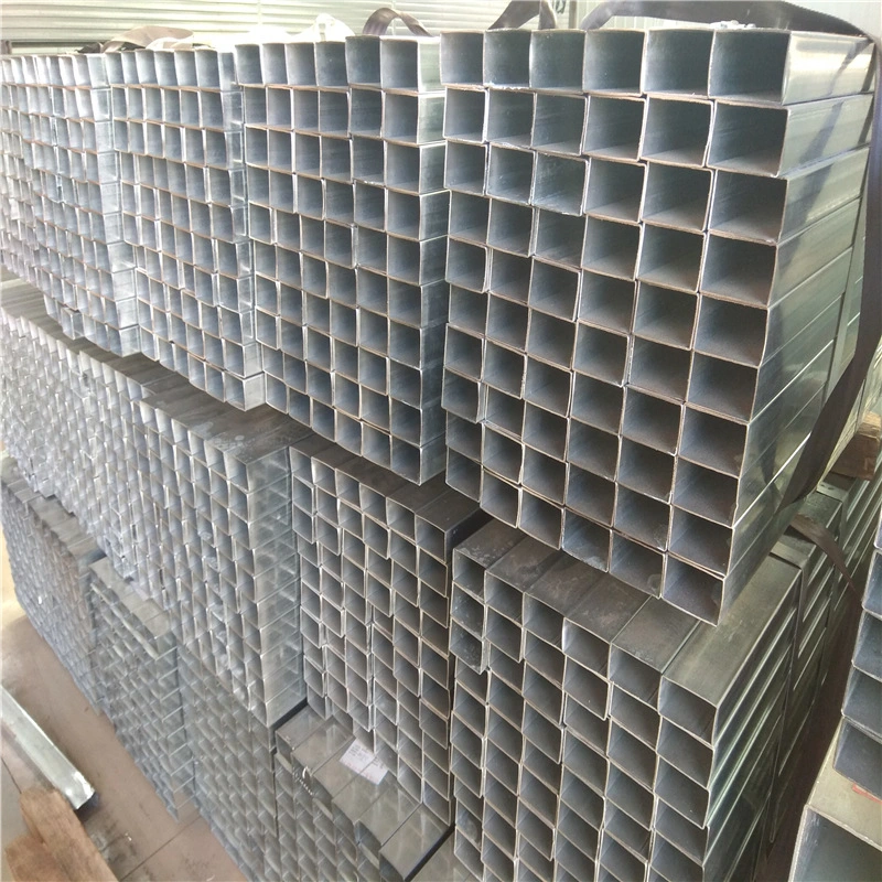 Pre Galvanized Hot DIP Galvanized Hollow Section Metal Pipes Square Tube