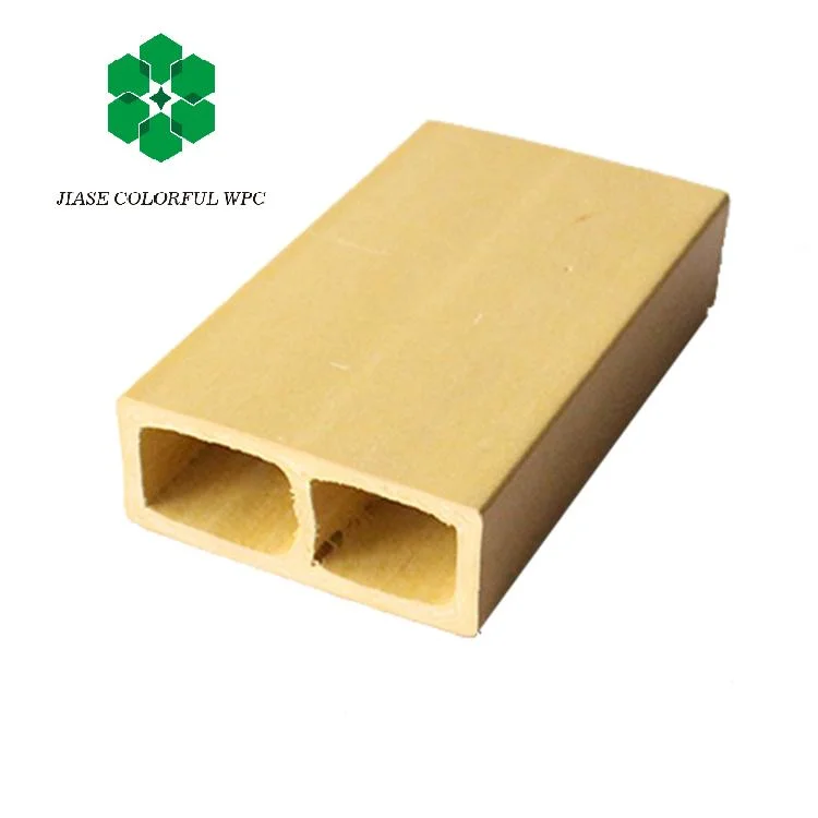 Wood and Plastic Composite Hollow Square PVC Tube for Office Partition