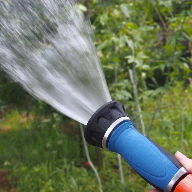 Garden Hose Nozzle - Water Spray Nozzle High-Pressure Heavy Duty Nozzle Sprayer - Firemen Style High-Pressure Garden Hose Nozzle Handle Esg11973