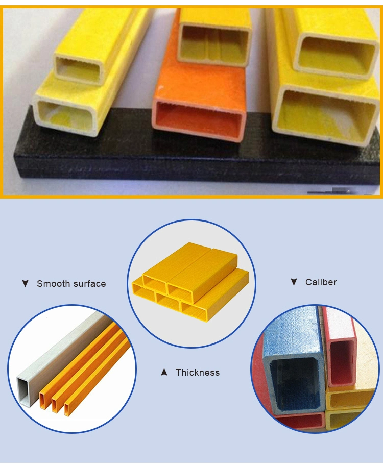 Fiberglass Composite Rectanglar/Square Tube