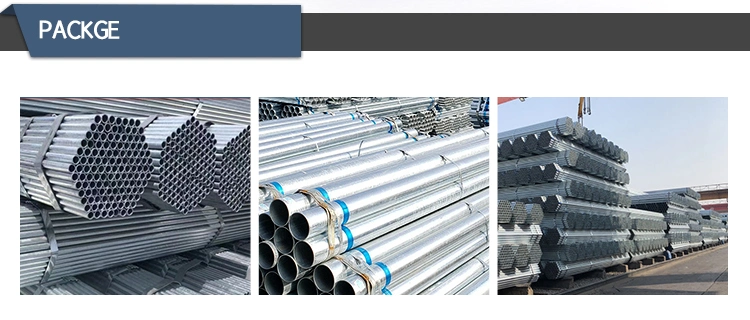 Q195/Q235/Q345 China Supply 1.0425 Carbon Steel Galvanized Square Tube/Rectangular Hollow Tubular Steel Pipe/Round Seamless ERW Tube