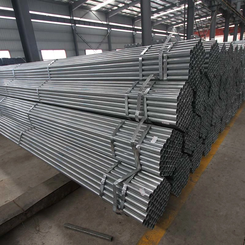 Iron Gi Pipe Zinc Corrugated Hot Dipped Galvanized Carport Round Steel Pipe 16 Inch Galvanized Steel Pipe