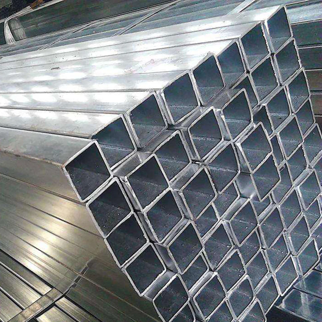 Zinc Coated Greenhouse Fence Pipe Galvanized Steel Pipe Square/Rectangular/Oval Tube