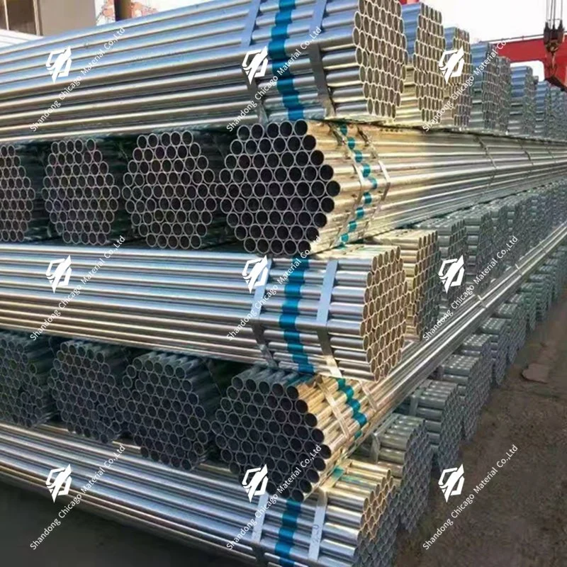 ASTM A53-2007 Q195 Q235B Thick Wall Sch40 Sch80 Structural Galvanized Steel Pipe, Scaffolding Steel Tube, Gi Steel Pipe/Tube for Mechanical Structure