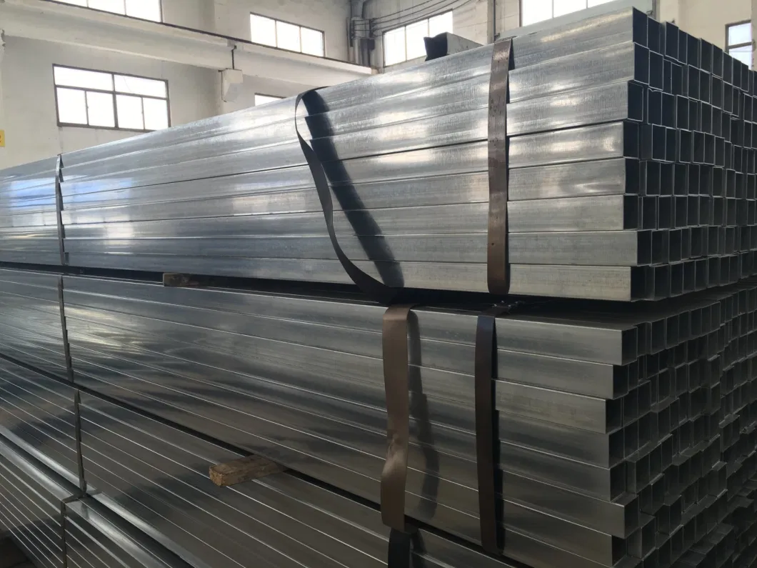 Square Tubing Galvanized Steel Pipe Iron Rectangular Tube Carports Pipe