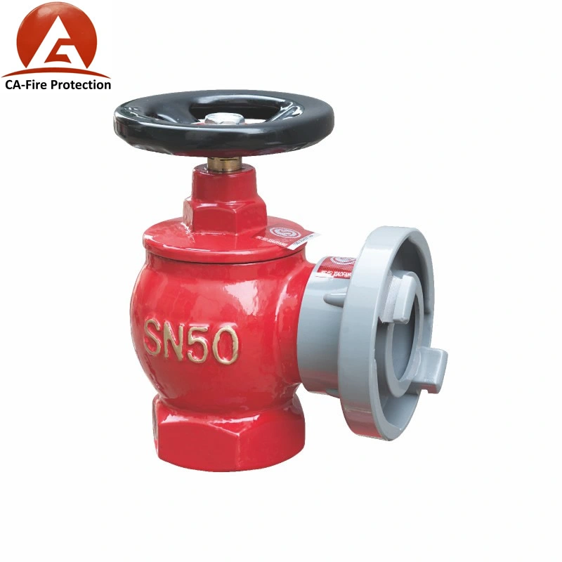 Ca-Fire DN50 Landing Valve Brass Indoor Fire Hose Hydrant with Lower Price